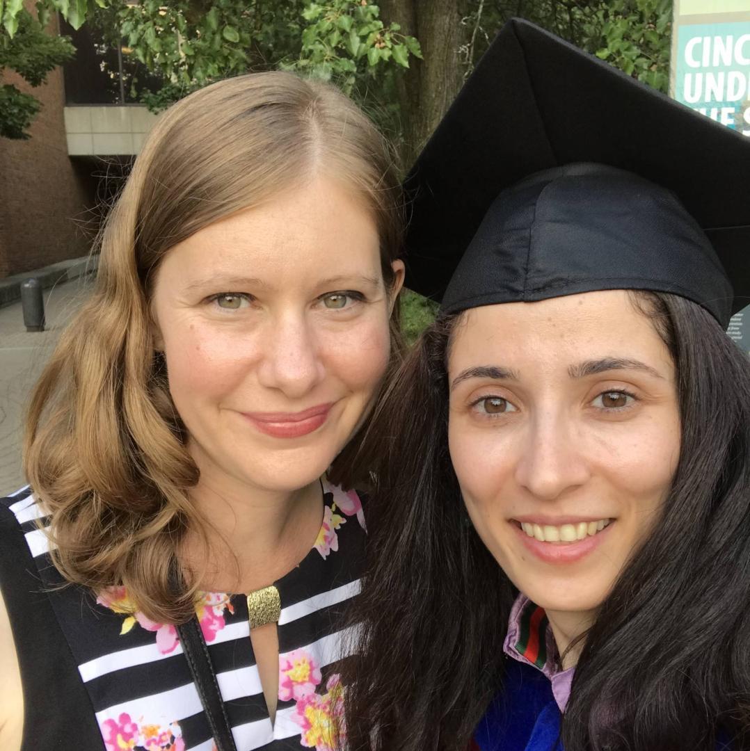 Portrait of Bethany and friend